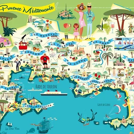 A 400 M Confort Terrasse Clim Parking Hyeres